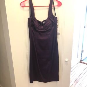Plum Calvin Klein cocktail dress